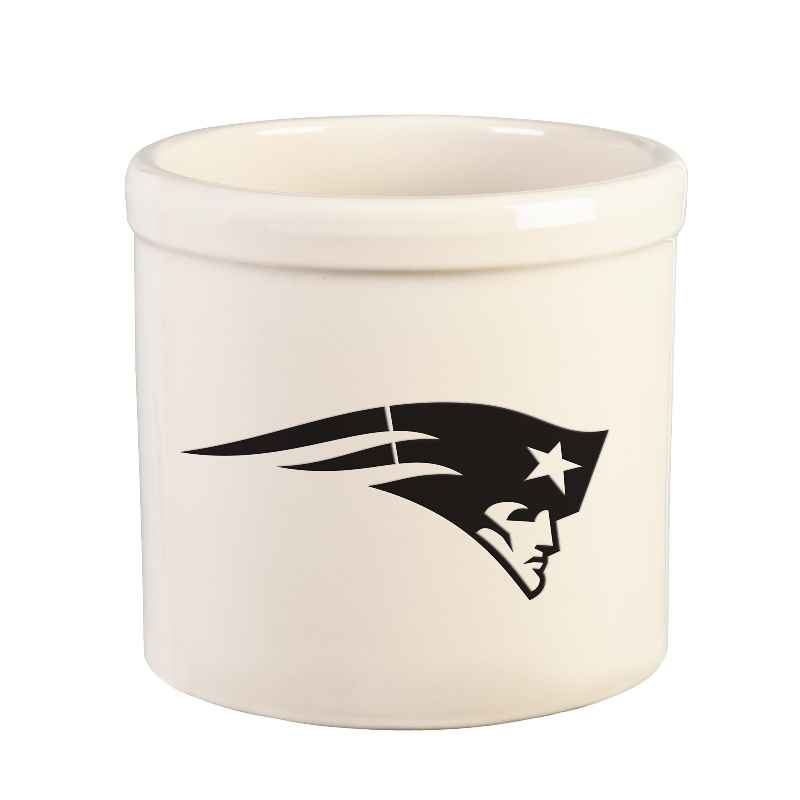 NFL Team Logo Stoneware Crock - New England Patriots
